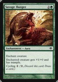 Magic the Gathering: Shards of Alara (Base Set) card 147 Savage Hunger
