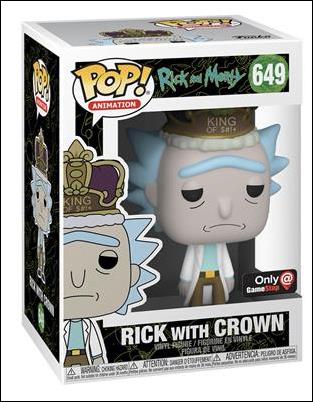 POP! Animation figure 649 Rick with crown