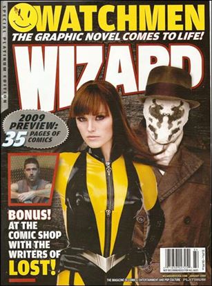 Wizard: The Magazine of Comics, Entertainment and Pop Culture issue 207.1-B Platinum Edition Watchmen Movie Photo Cover
