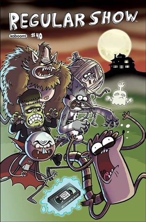 Regular Show issue 40-B Laura Howell Subscription Cover