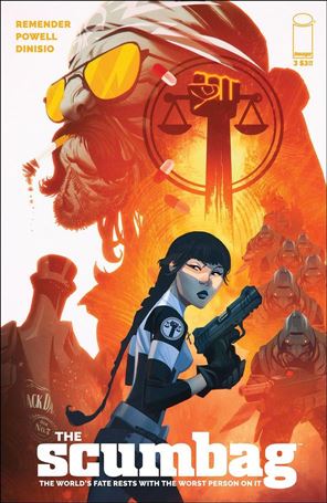 Scumbag issue 3-B Dave Guertin Cover