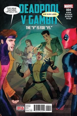 Deadpool v Gambit issue 4 Kevin Wada Cover