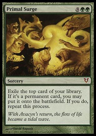 Magic the Gathering: Avacyn Restored (Base Set) card 189 Primal Surge