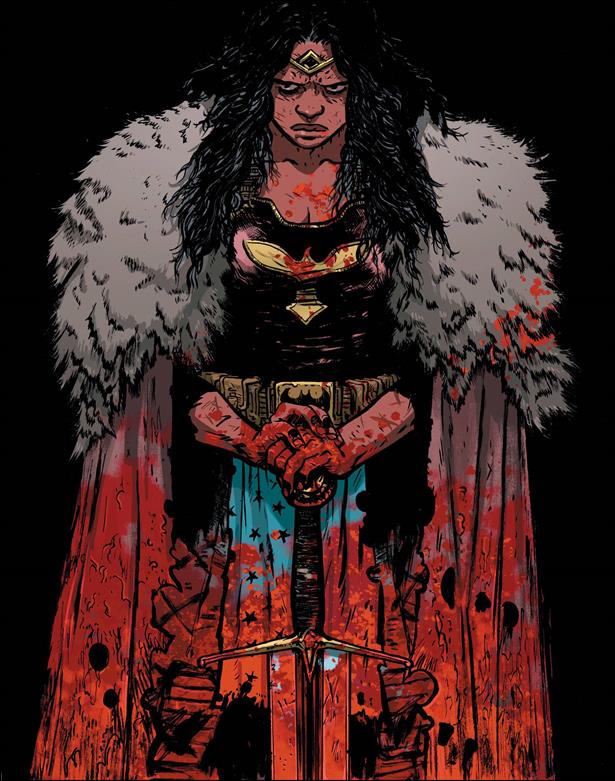 Wonder Woman: Dead Earth issue 2-B Daniel Warren Johnson "Blood" Cover