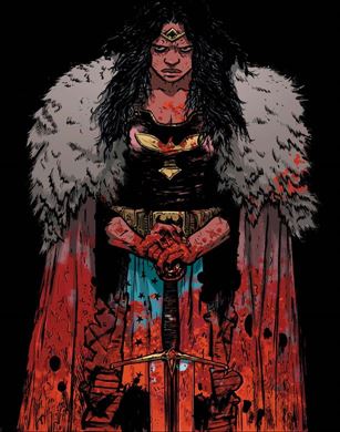 Wonder Woman: Dead Earth issue 2-B Daniel Warren Johnson "Blood" Cover