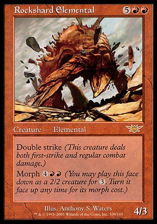 Magic the Gathering: Legions (Base Set) card 109 Rockshard Elemental