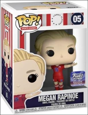 POP! Sports Legends figure 5 Megan Rapinoe Funko Hollywood Exclusive
