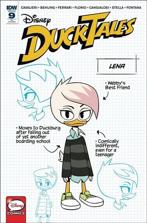 Ducktales (2017) issue 9-C 1:10 Character Design Cover