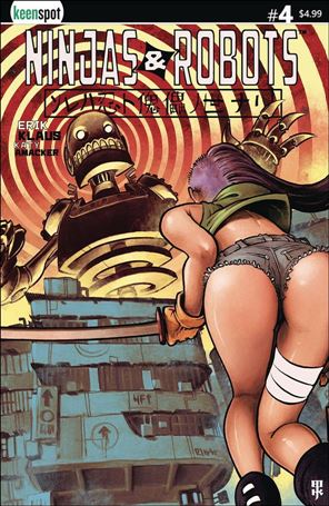 Ninjas and Robots issue 4-B EPHK Cover