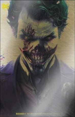 DCeased issue 4-D Francesco Mattina Fan Expo Boston Foil Cover