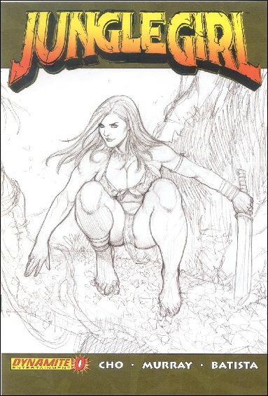 Jungle Girl (2007) issue 0-B 1:100 Sketch Cover