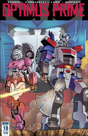 Optimus Prime issue 10-B Casey Coller Cover