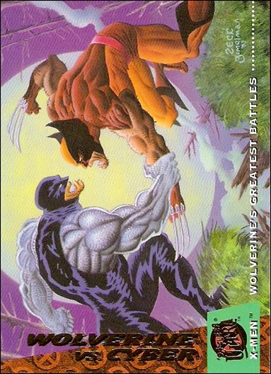1994 Fleer Ultra X-Men (Base Set) card 138 Wolverine vs Cyber