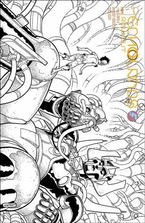 Echolands issue 5-D Langdon Foss Raw Cut Edition Cover