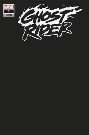 Ghost Rider (2019) issue 1-D Black Blank Cover