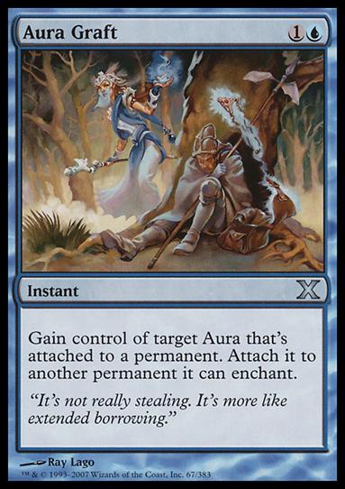 Magic the Gathering: 10th Edition (Base Set) card 67 Aura Graft