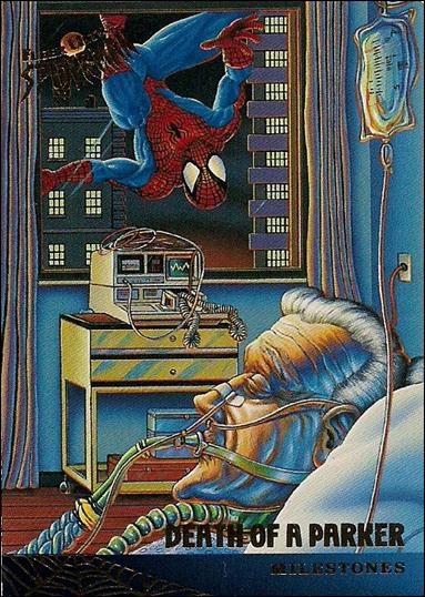 Fleer Ultra Spider-Man (Base Set) card 98 Death of a Parker