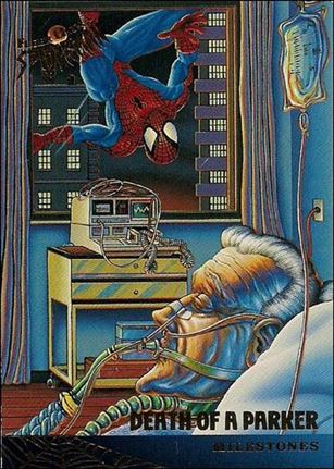 Fleer Ultra Spider-Man (Base Set) card 98 Death of a Parker