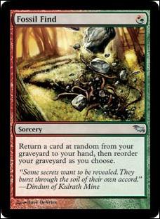 Magic the Gathering: Shadowmoor (Base Set) card 206 Fossil Find