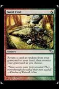 Magic the Gathering: Shadowmoor (Base Set) card 206 Fossil Find