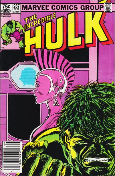 Incredible Hulk (1968) issue 287-B Canadian Price Cover