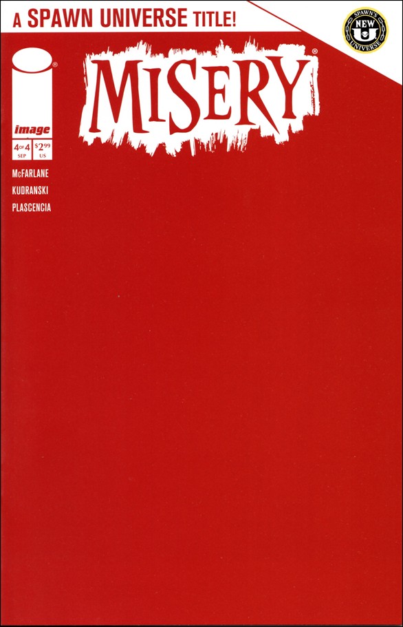 Misery (2024) issue 4-B Blank/Sketch Variant