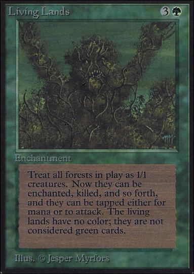 Magic the Gathering: Limited Edition Alpha (Base Set) card 209 Living Lands