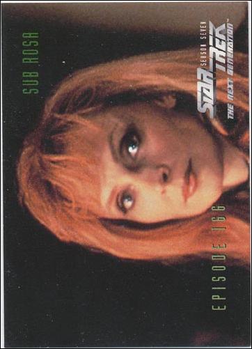 Star Trek: The Next Generation - The Episode Collection Season Seven (Base Set) card 686 Sub Rosa, Episode 166-B