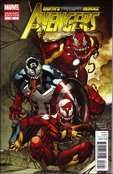 Avengers (2010) issue 21-B Carlo Barberi 1:50 Venom Cover