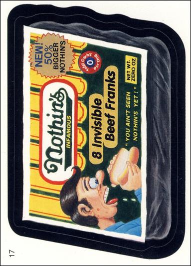 Wacky Packages All-New: Series 2 (Base Set)  card 17 Nothin's