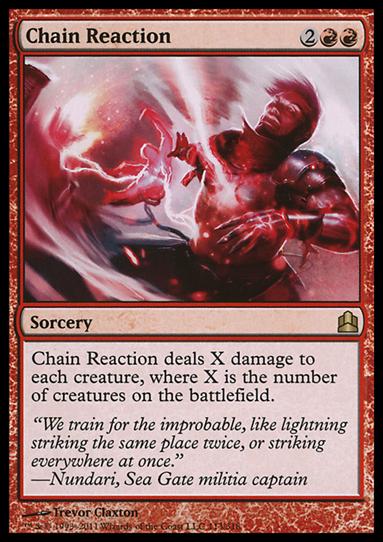 Magic the Gathering: Commander (Base Set) card 113 Chain Reaction