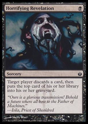 Magic the Gathering: Mirrodin Besieged (Base Set) card 45 Horrifying Revelation