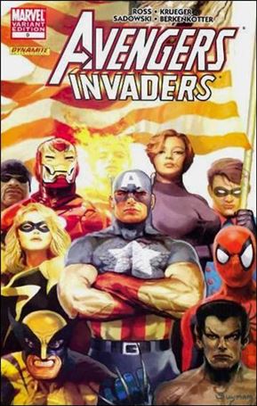 Avengers/Invaders issue 9-B Arthur Sudyam 1:25 Cover