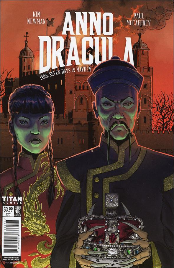 Anno Dracula: 1895 Seven Days In Mayhem issue 5-B Jeff Zornow Cover