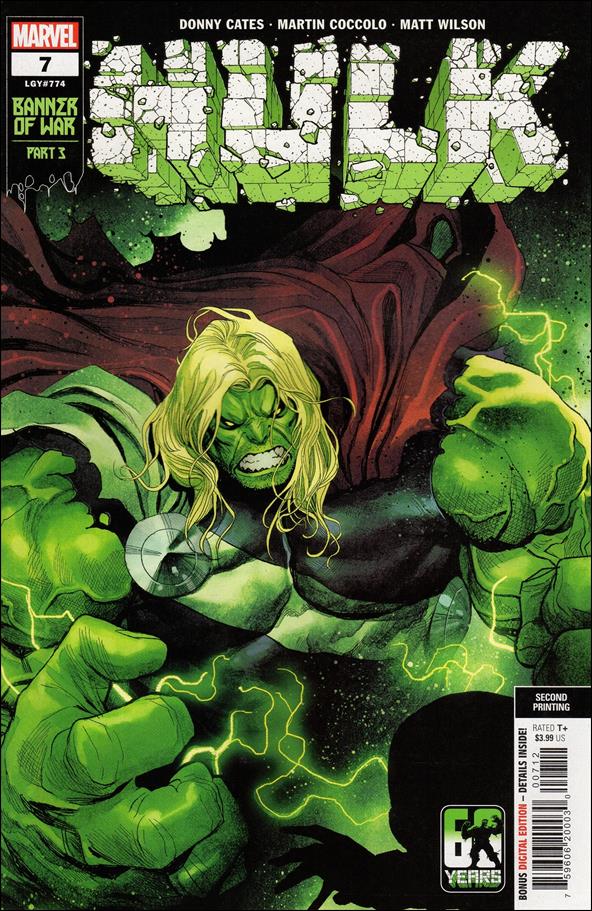 Hulk (2022) issue 7-I Martin Coccolo Cover (2nd Printing)