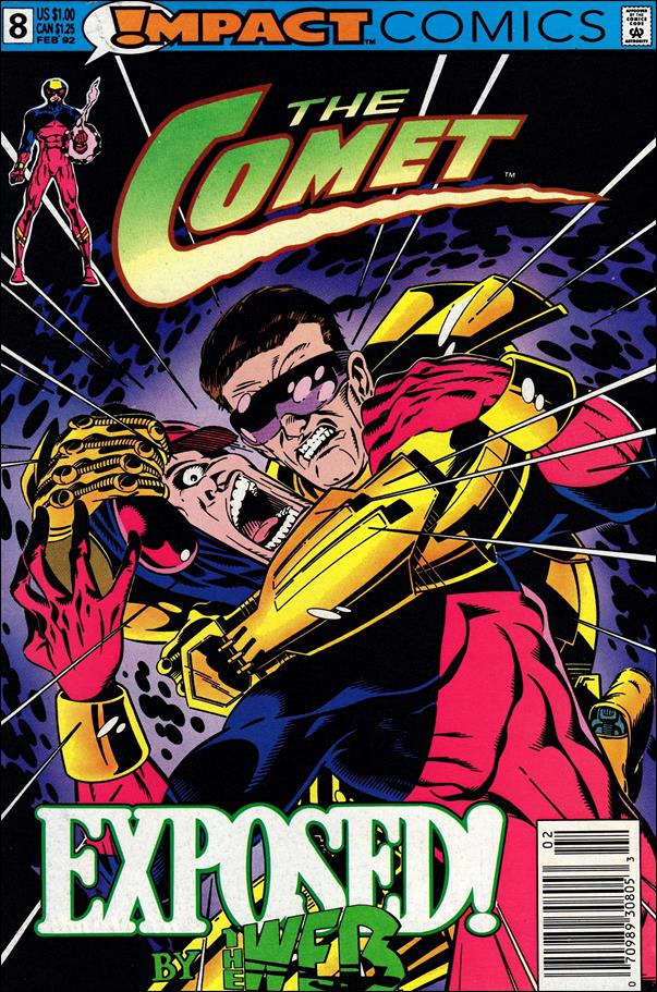 Comet 8 A, Feb 1992 Comic Book by Impact Comics