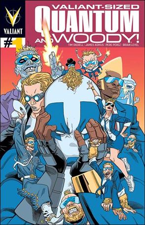Quantum and Woody Valiant Sized issue 1-C Mike Hawthorne 1:20 Cover