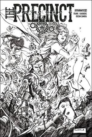 Precinct issue 5-B Black & White Cover 1:10