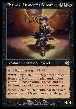 Magic the Gathering: Torment (Base Set) card 56 Chainer, Dementia Master