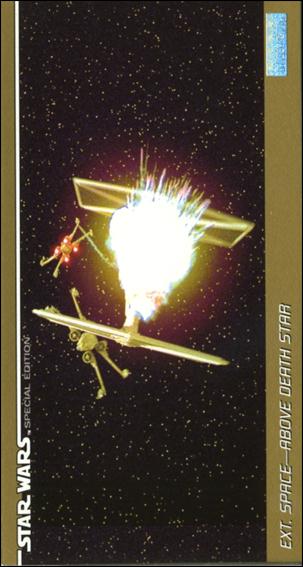 Star Wars Trilogy Special Edition Widevision  (Base Set) card 50 Ext. Space - Above Death Star