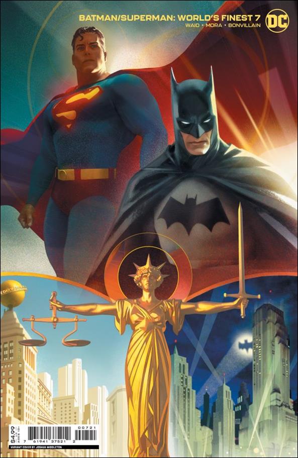 Batman/Superman: World's Finest issue 7-B Joshua Middleton Cardstock Cover