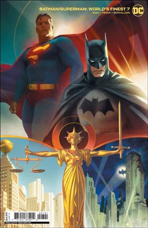 Batman/Superman: World's Finest issue 7-B Joshua Middleton Cardstock Cover