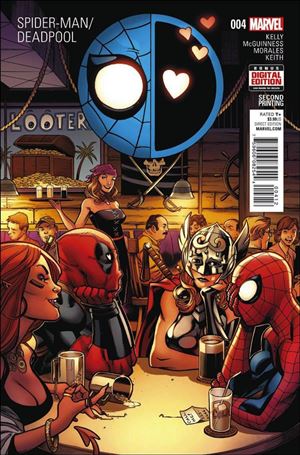 Spider-Man/Deadpool issue 4-B (2nd Printing)