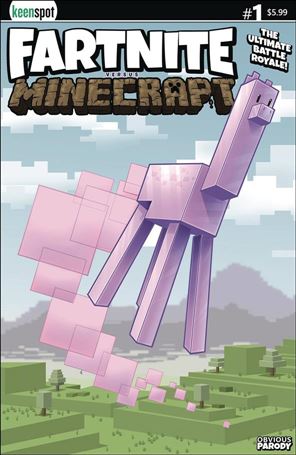 Fartnite vs Minecrapt issue 1-D John Joseco Cover