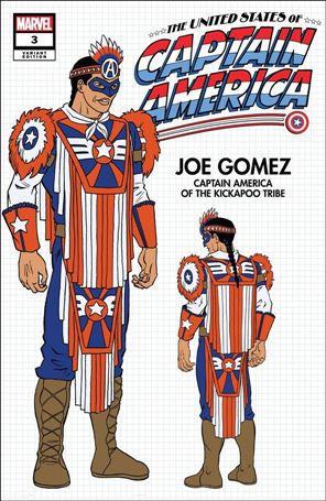 United States of Captain America issue 3-B David Cutler Design Cover