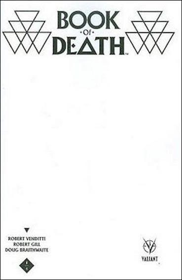 Book of Death issue 1-H Blank/Sketch Cover