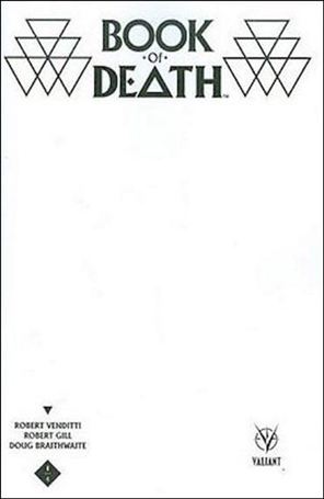 Book of Death issue 1-H Blank/Sketch Cover