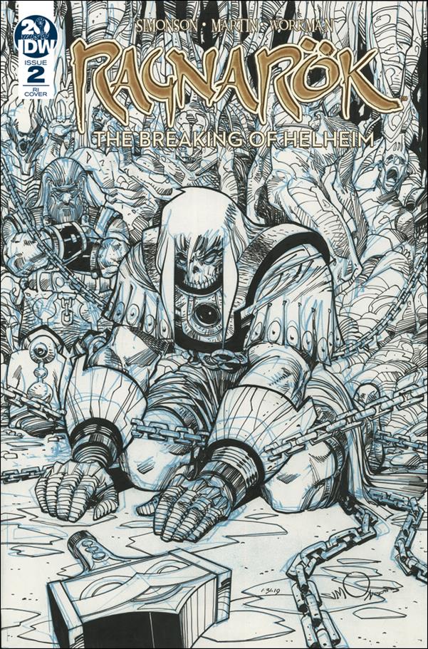 Ragnarok: The Breaking of Helheim issue 2-B 1:10 Black & White Cover