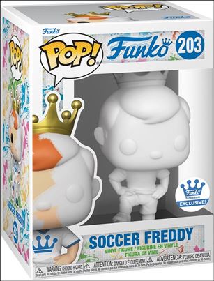 Pop! Funko - Freddy Funko figure 203 Soccer Freddy (DIY) Funko Shop Exclusive