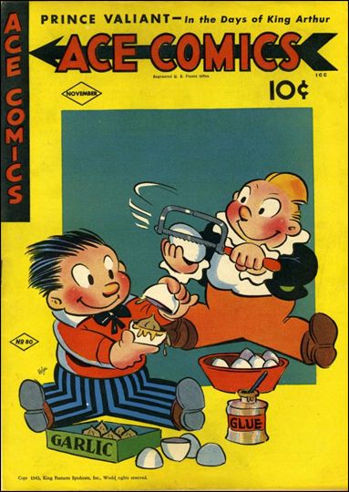 Ace Comics issue 80 Katzenjammer Kids - Garlic Egg Prank